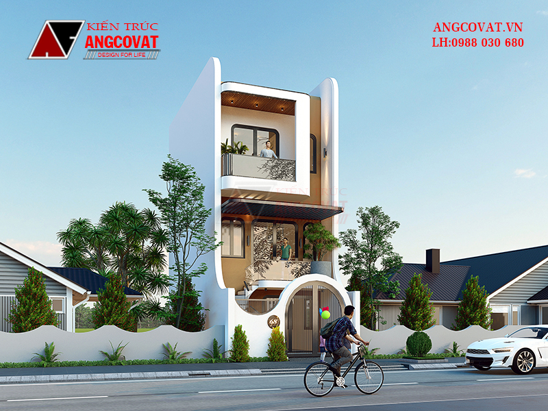 KTS Angcovat thiết kế lên ý tưởng cho mẫu nhà 6x13m đẹp tuyệt vời