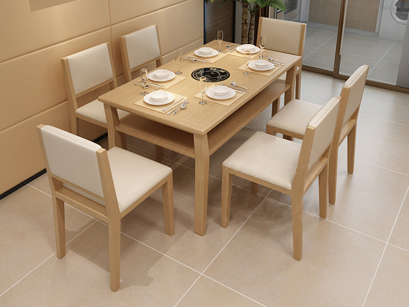 Dùng bàn ăn phù hợp cho thiết kế phòng bếp 25m2 của gia đình