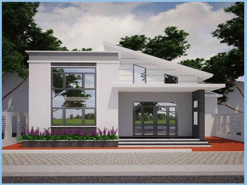 Thiết kế nhà 1 tầng rưỡi là lựa chọn thích hợp với nhiều hộ gia đình ở nông thôn