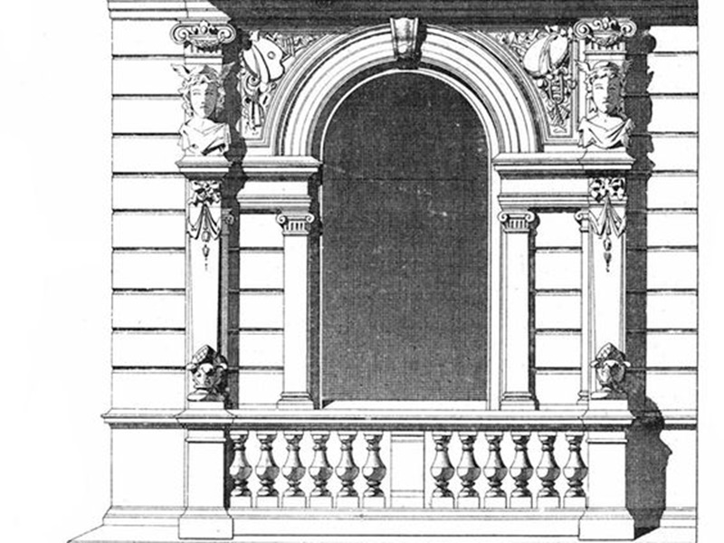 kiến trúc mẫu cửa sổ cổ điển