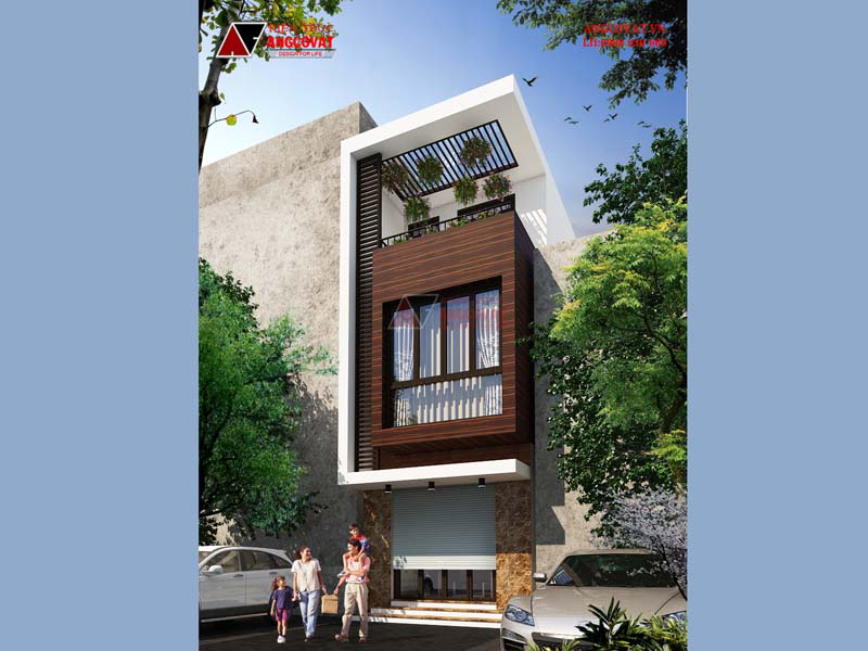 phối cảnh 3D nhà phố tại Phú Cường – Sóc Sơn – Hà Nội số 2