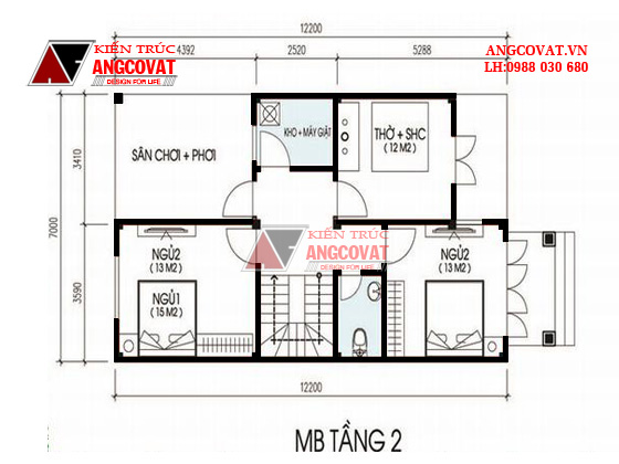 Gợi ý 6 mẫu thiết kế nhà 2 tầng 3 phòng ngủ với phong cách cá tính 9