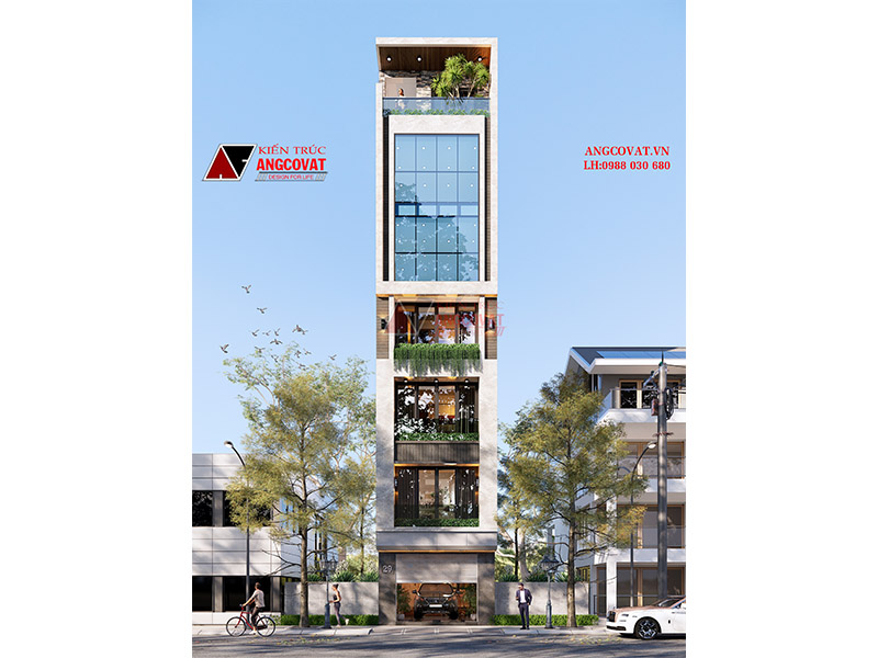 Mẫu thiết kế nhà phố 7 tầng 50m2 kết hợp kinh doanh siêu Đỉnh ...