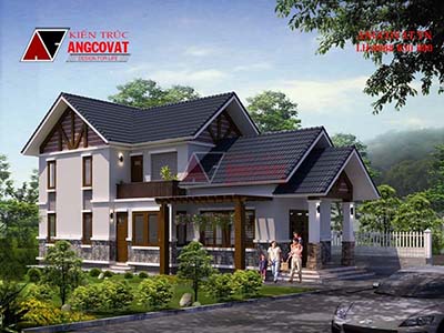 Tư vấn thiết kế và xây nhà 1 trệt 1 lầu 3 phòng ngủ diện tích 100m2 ở Bắc Ninh BT325058