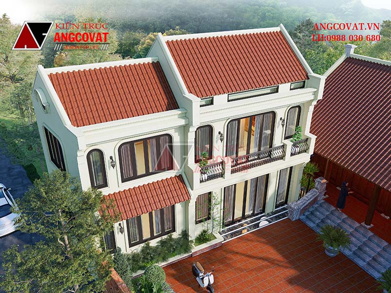 Mẫu nhà biệt thự 2 tầng mini siêu đẹp - Tổng Công ty Xây Dựng Hà Nội