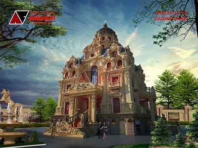 Thiết kế lâu đài kiểu pháp đẹp nhất Việt Nam BT119017