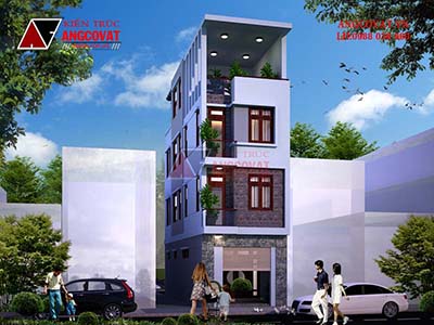 Kinh nghiệm xây và thiết kế nhà phố 4x13m 4 tầng hiện đại có 3 phòng ngủ NP120067
