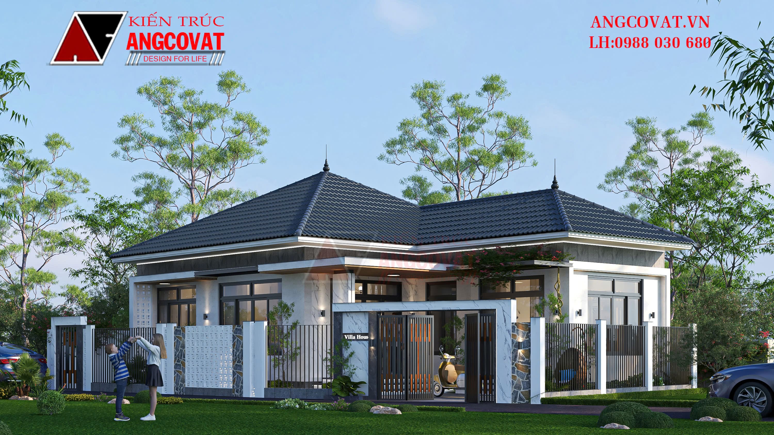 Nhà cấp 4 8x14m mái Nhật 3 phòng ngủ – Giải pháp tối ưu cho diện tích vừa phải BT1020226