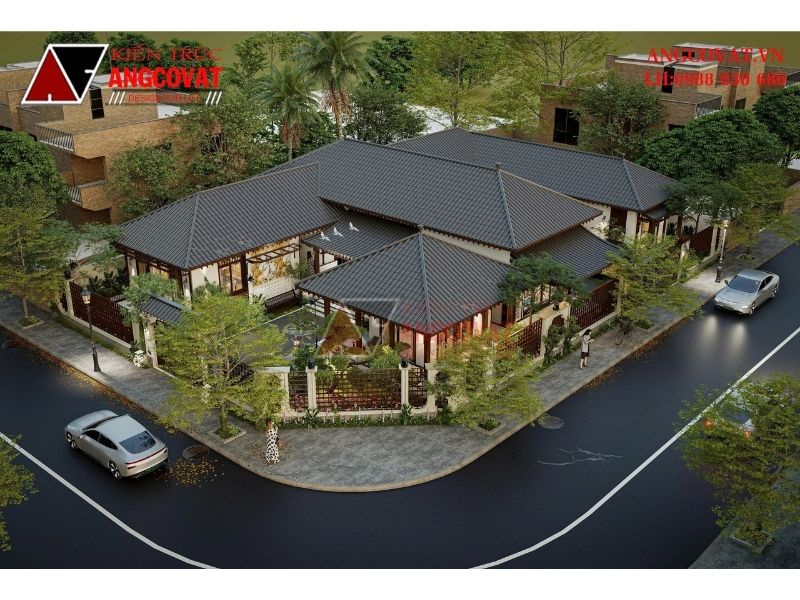 Báo giá xây nhà Tứ hợp viện hiện đại 2026 - Lựa chọn xứng tầm cho gia chủ tinh tế BT130126