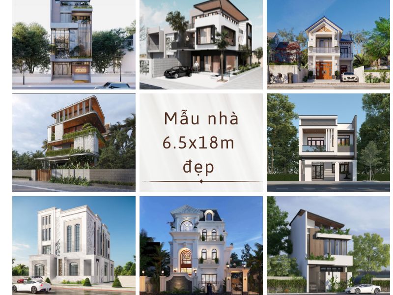 Điểm danh các mẫu nhà 6.5x18m đẹp mê lòng người nổi bật 2026