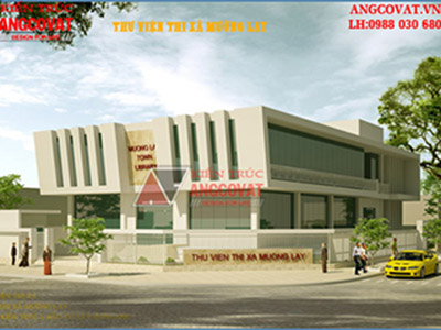 Thiết kế thư viện công cộng hiện đại - huyện Mường Lay, Điện Biên