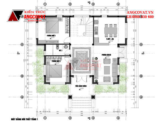 Tư vấn thiết kế nhà 4×16 có thang máy đẹp, phù hợp nhà phố đô thị kết hợp kinh doanh NP1151026