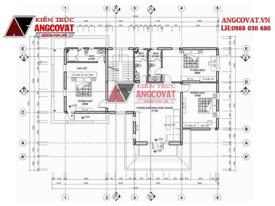 Tư vấn thiết kế nhà 4×16 có thang máy đẹp, phù hợp nhà phố đô thị kết hợp kinh doanh NP1151026