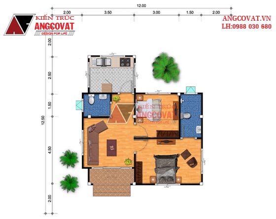Tư vấn thiết kế nhà 4×16 có thang máy đẹp, phù hợp nhà phố đô thị kết hợp kinh doanh NP1151026