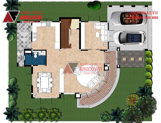 Tư vấn thiết kế nhà 4×16 có thang máy đẹp, phù hợp nhà phố đô thị kết hợp kinh doanh NP1151026