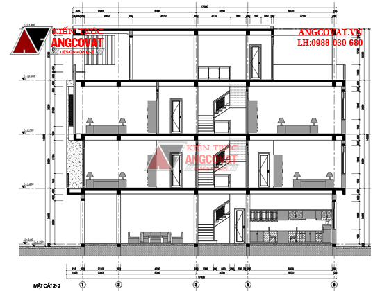 Tư vấn thiết kế nhà 4×16 có thang máy đẹp, phù hợp nhà phố đô thị kết hợp kinh doanh NP1151026