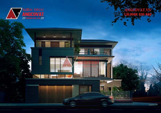 Tư vấn thiết kế nhà 4×16 có thang máy đẹp, phù hợp nhà phố đô thị kết hợp kinh doanh NP1151026