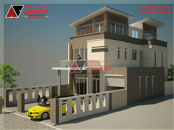 Tư vấn thiết kế nhà 4×16 có thang máy đẹp, phù hợp nhà phố đô thị kết hợp kinh doanh NP1151026