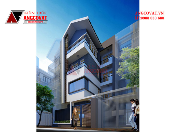 Tư vấn thiết kế nhà 4×16 có thang máy đẹp, phù hợp nhà phố đô thị kết hợp kinh doanh NP1151026
