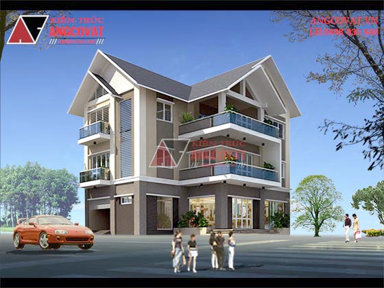 Tư vấn thiết kế nhà 4×16 có thang máy đẹp, phù hợp nhà phố đô thị kết hợp kinh doanh NP1151026