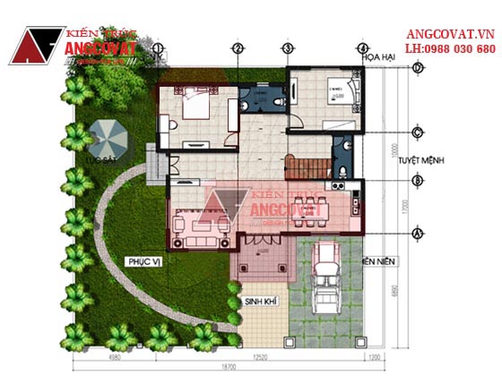 Tư vấn thiết kế nhà 4×16 có thang máy đẹp, phù hợp nhà phố đô thị kết hợp kinh doanh NP1151026