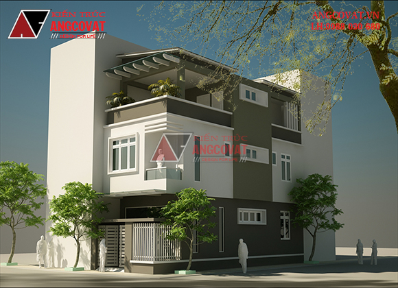 Tư vấn thiết kế nhà 4×16 có thang máy đẹp, phù hợp nhà phố đô thị kết hợp kinh doanh NP1151026