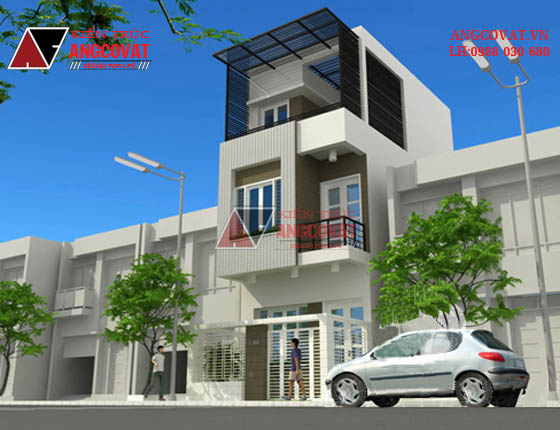 Tư vấn thiết kế nhà 4×16 có thang máy đẹp, phù hợp nhà phố đô thị kết hợp kinh doanh NP1151026