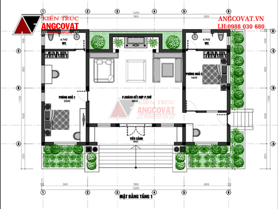 Tư vấn thiết kế nhà 4×16 có thang máy đẹp, phù hợp nhà phố đô thị kết hợp kinh doanh NP1151026