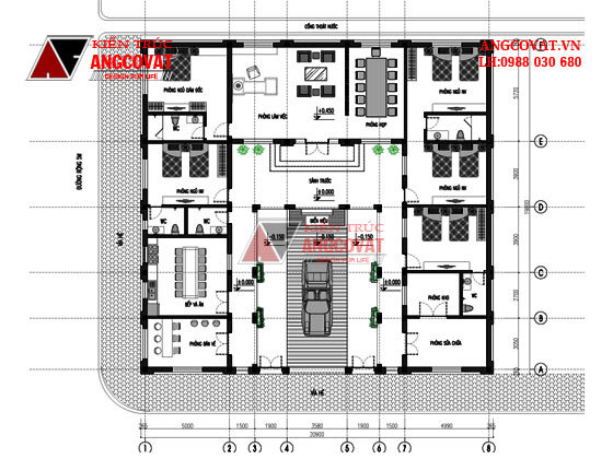 Tư vấn thiết kế nhà 4×16 có thang máy đẹp, phù hợp nhà phố đô thị kết hợp kinh doanh NP1151026