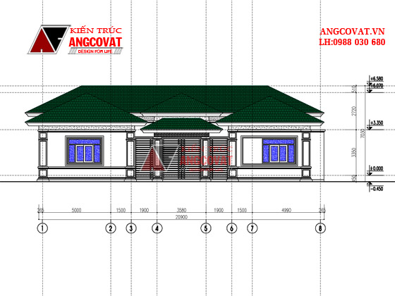 Tư vấn thiết kế nhà 4×16 có thang máy đẹp, phù hợp nhà phố đô thị kết hợp kinh doanh NP1151026