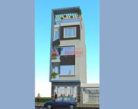 Tư vấn thiết kế nhà 4×16 có thang máy đẹp, phù hợp nhà phố đô thị kết hợp kinh doanh NP1151026