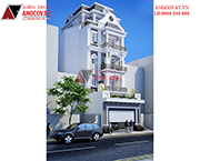Tư vấn thiết kế nhà 4×16 có thang máy đẹp, phù hợp nhà phố đô thị kết hợp kinh doanh NP1151026