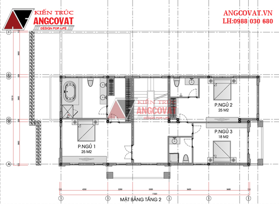 Tư vấn thiết kế nhà 4×16 có thang máy đẹp, phù hợp nhà phố đô thị kết hợp kinh doanh NP1151026