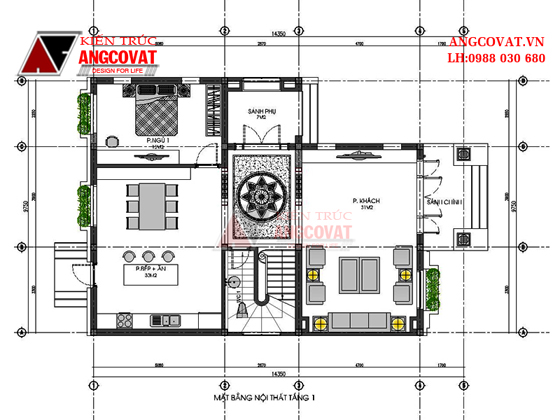 Tư vấn thiết kế nhà 4×16 có thang máy đẹp, phù hợp nhà phố đô thị kết hợp kinh doanh NP1151026