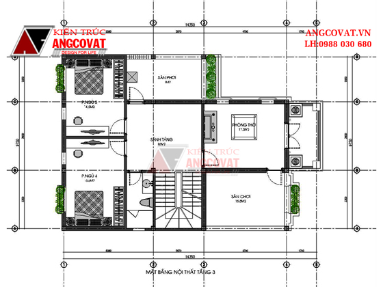 Tư vấn thiết kế nhà 4×16 có thang máy đẹp, phù hợp nhà phố đô thị kết hợp kinh doanh NP1151026