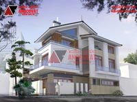 Tư vấn thiết kế nhà 4×16 có thang máy đẹp, phù hợp nhà phố đô thị kết hợp kinh doanh NP1151026