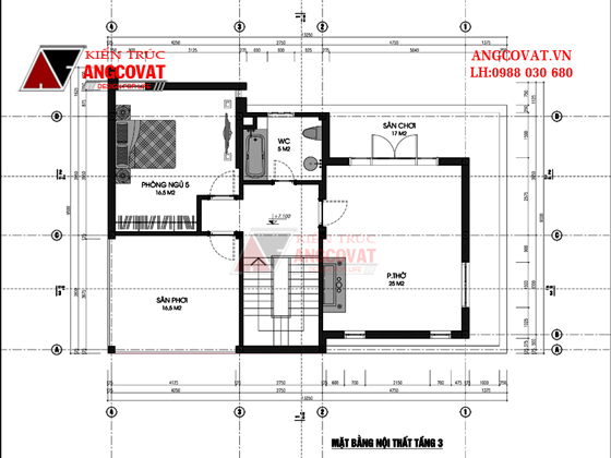 Tư vấn thiết kế nhà 4×16 có thang máy đẹp, phù hợp nhà phố đô thị kết hợp kinh doanh NP1151026