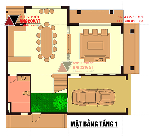 Tư vấn thiết kế nhà 4×16 có thang máy đẹp, phù hợp nhà phố đô thị kết hợp kinh doanh NP1151026