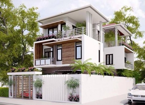 Tư vấn thiết kế nhà 4×16 có thang máy đẹp, phù hợp nhà phố đô thị kết hợp kinh doanh NP1151026