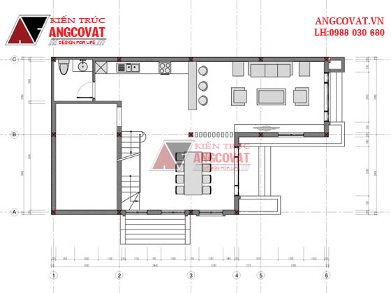 Tư vấn thiết kế nhà 4×16 có thang máy đẹp, phù hợp nhà phố đô thị kết hợp kinh doanh NP1151026