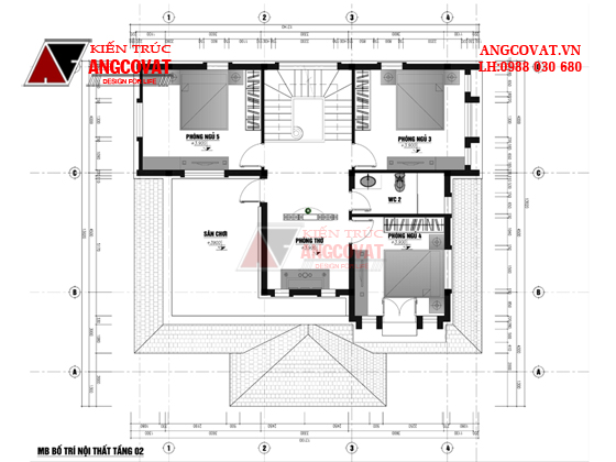 Tư vấn thiết kế nhà 4×16 có thang máy đẹp, phù hợp nhà phố đô thị kết hợp kinh doanh NP1151026