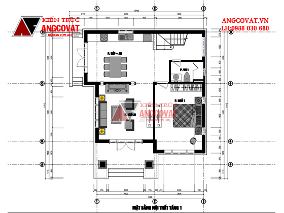Tư vấn thiết kế nhà 4×16 có thang máy đẹp, phù hợp nhà phố đô thị kết hợp kinh doanh NP1151026