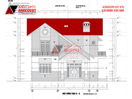 Tư vấn thiết kế nhà 4×16 có thang máy đẹp, phù hợp nhà phố đô thị kết hợp kinh doanh NP1151026