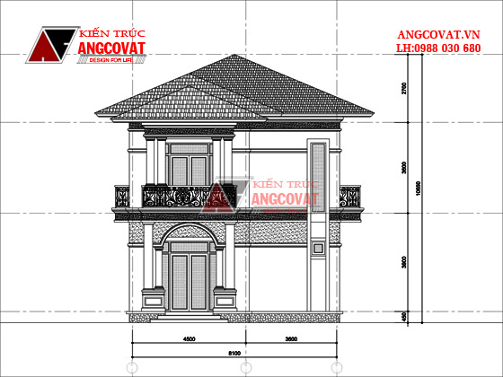 Tư vấn thiết kế nhà 4×16 có thang máy đẹp, phù hợp nhà phố đô thị kết hợp kinh doanh NP1151026