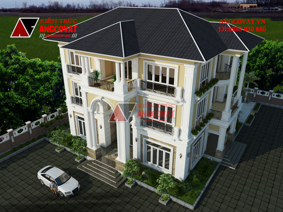 Tư vấn thiết kế nhà 4×16 có thang máy đẹp, phù hợp nhà phố đô thị kết hợp kinh doanh NP1151026
