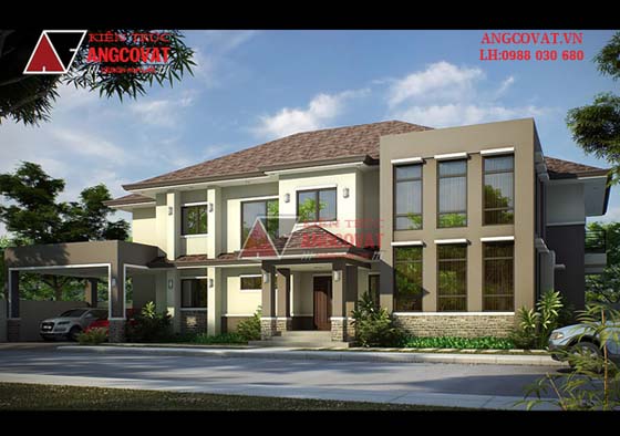 Tư vấn thiết kế nhà 4×16 có thang máy đẹp, phù hợp nhà phố đô thị kết hợp kinh doanh NP1151026