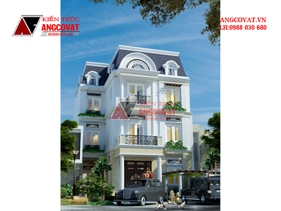 Tư vấn thiết kế nhà 4×16 có thang máy đẹp, phù hợp nhà phố đô thị kết hợp kinh doanh NP1151026