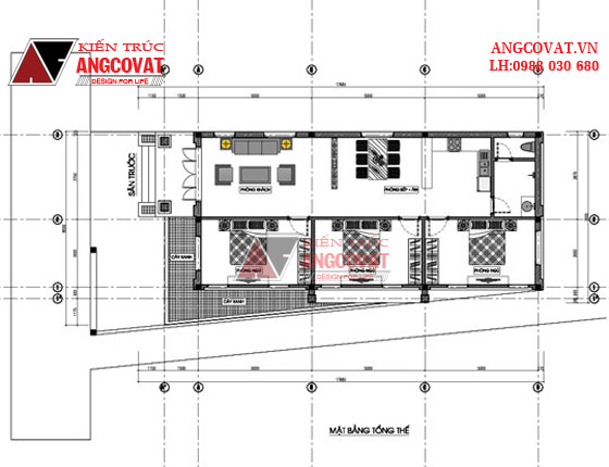 Tư vấn thiết kế nhà 4×16 có thang máy đẹp, phù hợp nhà phố đô thị kết hợp kinh doanh NP1151026