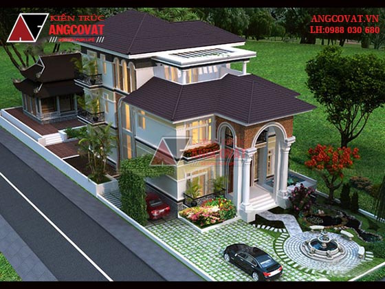 Tư vấn thiết kế nhà 4×16 có thang máy đẹp, phù hợp nhà phố đô thị kết hợp kinh doanh NP1151026