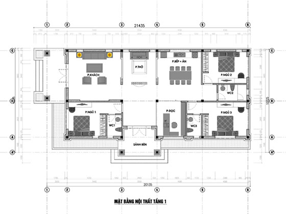 Tư vấn thiết kế nhà 4×16 có thang máy đẹp, phù hợp nhà phố đô thị kết hợp kinh doanh NP1151026